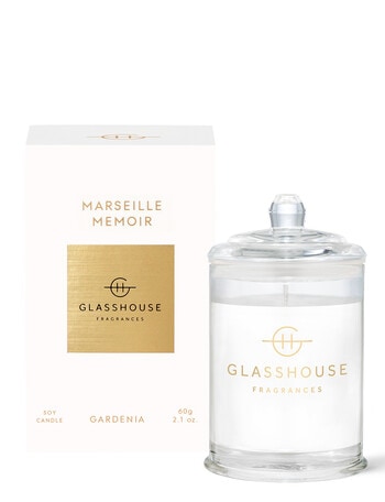 Glasshouse Fragrances Marseille Memoir Soy Candle, 60g product photo