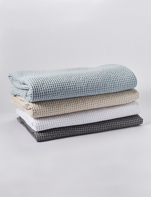 Kate Reed Sienna Waffle Blanket, Grey product photo
