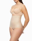 Nancy Ganz X-Factor High Waist Brief, Warm Taupe product photo View 02 S