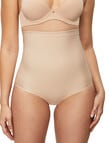 Nancy Ganz X-Factor High Waist Brief, Warm Taupe product photo