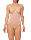 Nancy Ganz Bamboo Essentials High Waisted Brief, Mahogany product photo View 02 S