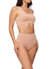 Nancy Ganz Bamboo Essentials Waisted Brief, Mahogany product photo View 03 S