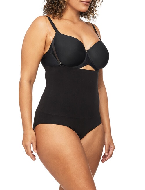 Nancy Ganz Bamboo Essentials High Waisted Brief, Black product photo View 02 L