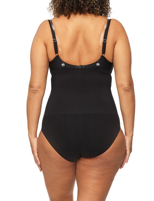 Nancy Ganz Bamboo Essentials High Waisted Brief, Black product photo View 03 L