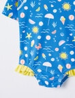 Teeny Weeny Swim Shop Beach Time Short-Sleeve Swimsuit product photo View 03 S