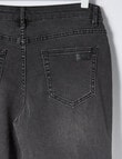 No Issue 5-Pocket Jean, Black product photo View 02 S