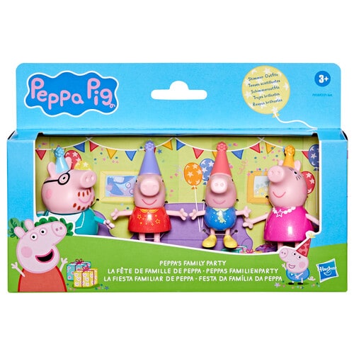 Peppa Pig Peppa's Adventures Family Figure, 4-Pack, Assorted product photo View 04 L
