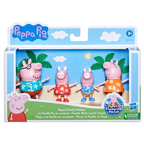 Peppa Pig Peppa's Adventures Family Figure, 4-Pack, Assorted product photo View 10 L