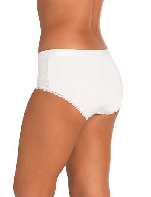 Berlei Barely There Lace Full Brief, Ivory product photo View 03 L