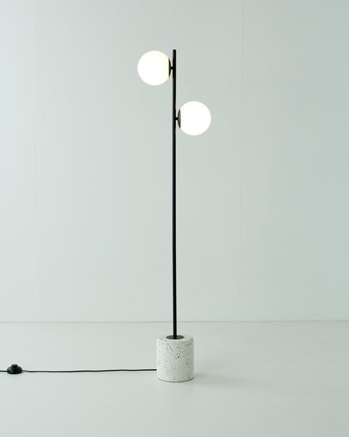 Amalfi Flo Floor Lamp, Black product photo View 02 L
