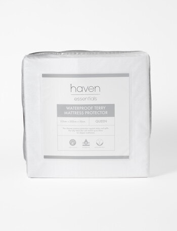 Haven Essentials Waterproof Terry Mattress Protector product photo