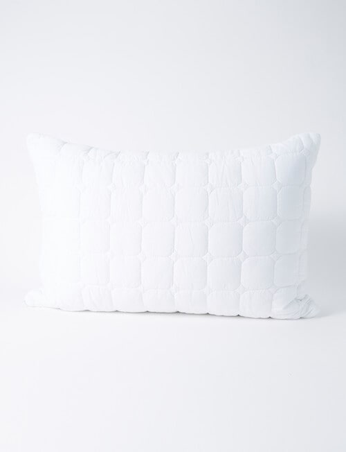 Haven Essentials Cotton Quilted Pillow Protector, Standard product photo View 02 L
