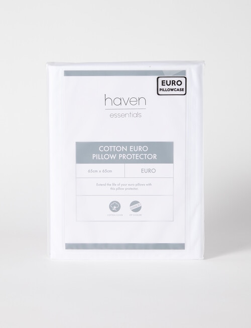 Haven Essentials Cotton Euro Pillow Protector, Euro product photo