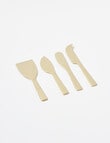 Amy Piper Manor Cheese Knife, Set-of-4, Champagne product photo