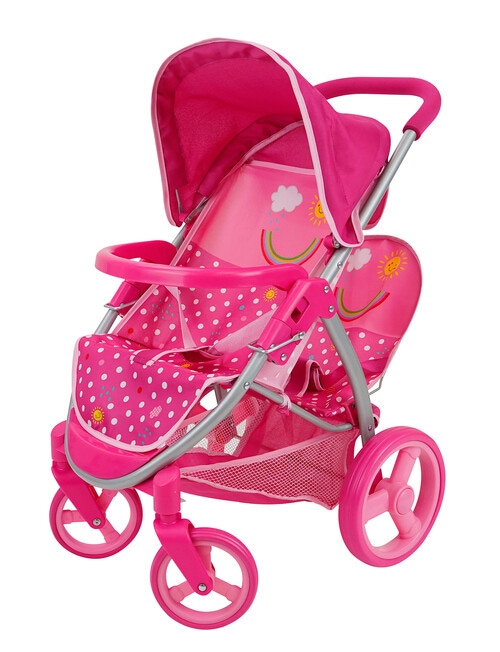 Sunshine Dots Mabelle Duo Doll Stroller product photo View 02 L