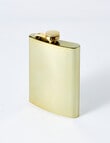 SouthWest Bar Hip Flask, 220ml, Gold product photo