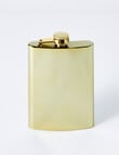 SouthWest Bar Hip Flask, 220ml, Gold product photo View 04 S