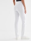 Whistle Bengaline Shorter-Length Pant, Ivory product photo View 02 S