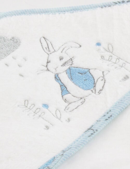 Peter Rabbit Peter Rabbit Cloud Hooded Towel, Blue product photo View 03 L
