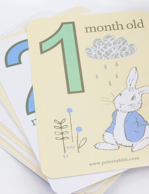 Peter Rabbit Peter Rabbit Cloud Muslin Wrap & Card Set, Blue, 2-Piece product photo View 03 L