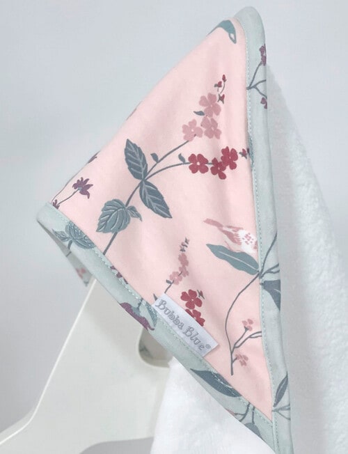 Bubba Blue Bamboo Berry Floral Hooded Towel product photo View 02 L