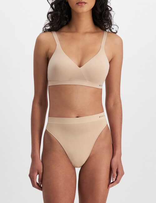 Berlei Understate Seamfree Crop Bra, Nude 2 product photo View 04 L