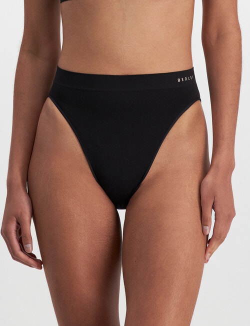 Berlei Understate Seamfree Hi-Cut Brief, Black product photo