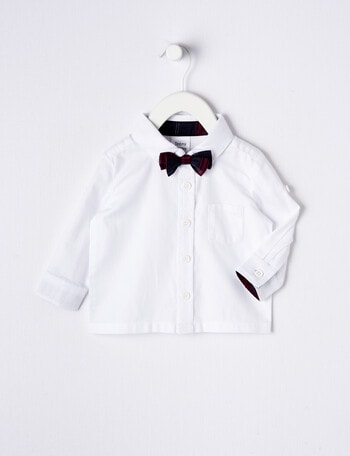 Teeny Weeny All Dressed Up Dress Shirt, White product photo