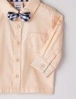 Teeny Weeny All Dressed Up Dress Shirt, Peach product photo View 02 S