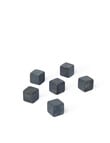 Stevens Social Club Bar Whiskey Stones with Tray Set, Set of 6 product photo