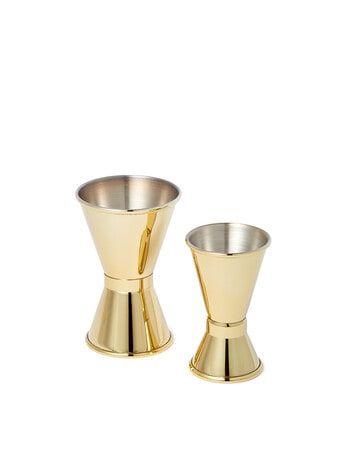 Stevens Social Club Bar Jigger Gold Set, Set of 2 product photo