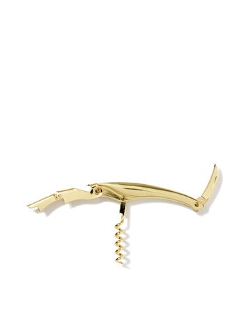 Stevens Social Club Bar Waiters Corkscrew, Gold product photo