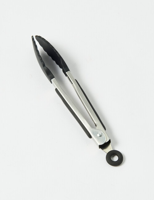 Bakers Delight Mini Tongs, Black, 21cm product photo