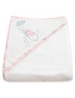 Peter Rabbit Peter Rabbit Pink Cloud Hooded Towel, Pink product photo View 02 S