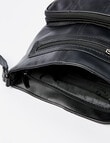 Milano Front Pocket Cross-Body Bag, Black product photo View 03 S