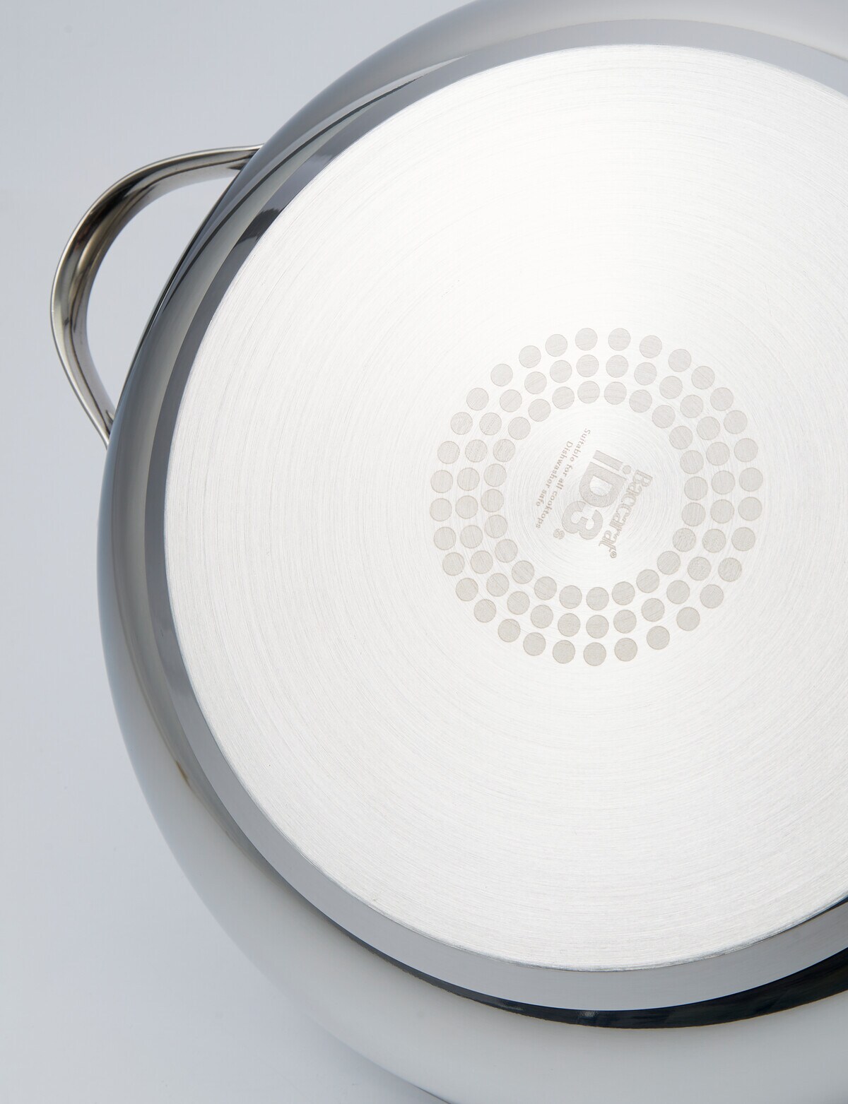 Baccarat iD3 Stainless Steel Saute Pan with Helper, 30cm Saucepans