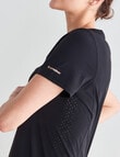 Superfit Scoop Hem Tee, Black product photo View 04 S