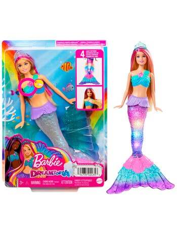 Barbie Twinkle lights mermaid doll, assorted product photo