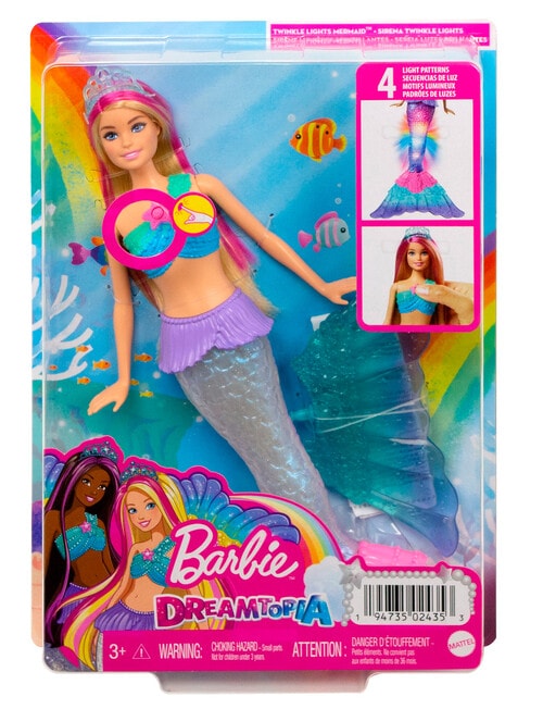 Barbie Dreamtopia Twinkle Lights Mermaid Doll, Assorted product photo View 05 L