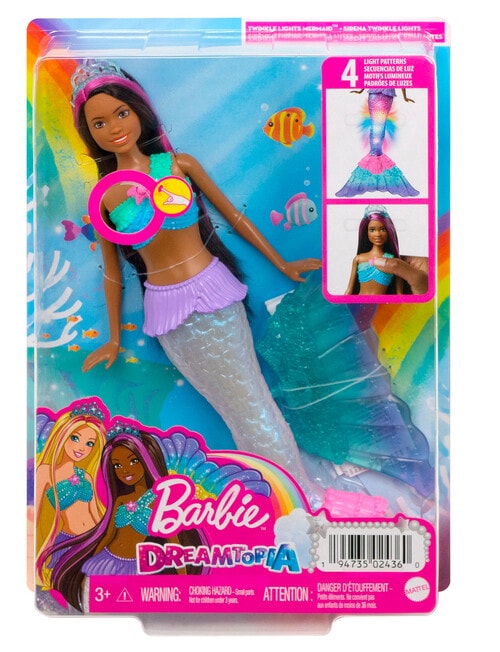 Barbie Dreamtopia Twinkle Lights Mermaid Doll, Assorted product photo View 06 L