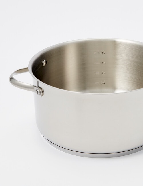 Baccarat iD3 Stainless Steel Casserole with lid, 24cm product photo View 04 L