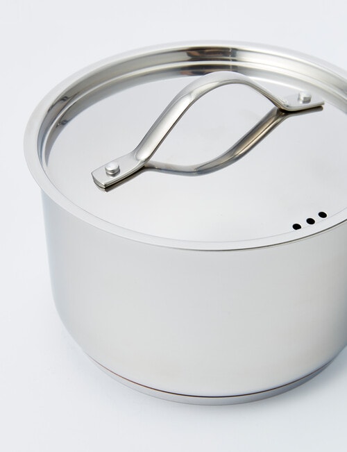 Baccarat iD3 Stainless Steel Saucepan with Lid, 18cm product photo View 04 L