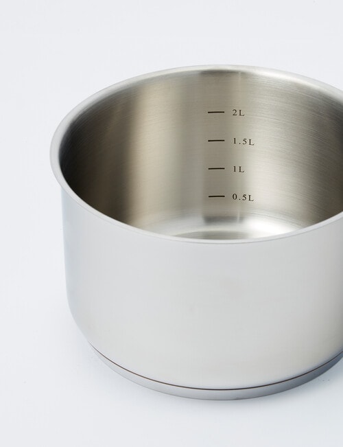 Baccarat iD3 Stainless Steel Saucepan with Lid, 18cm product photo View 05 L