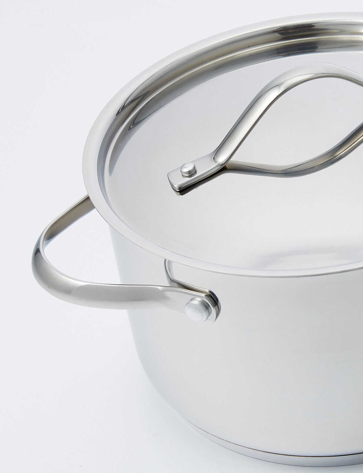 Baccarat iD3 Stainless Steel Saucepan with Lid, 20cm Saucepans & Frypans