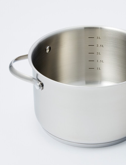 Baccarat iD3 Stainless Steel Saucepan with Lid, 20cm product photo View 04 L