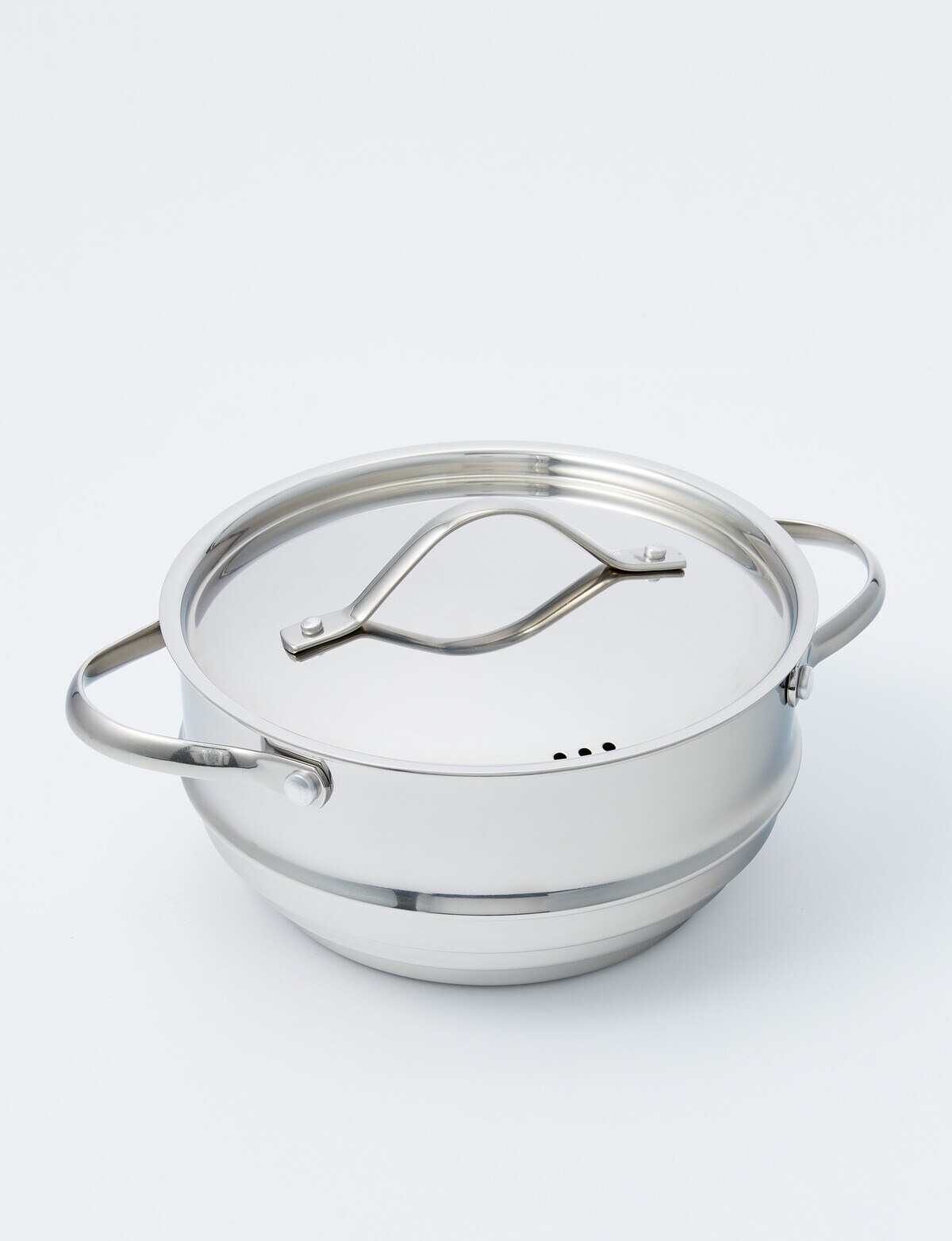 Baccarat iD3 Stainless Steel Universal Steamer, 20cm Saucepans & Frypans