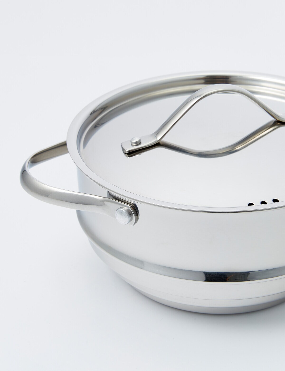 Baccarat iD3 Stainless Steel Universal Steamer, 20cm Saucepans & Frypans