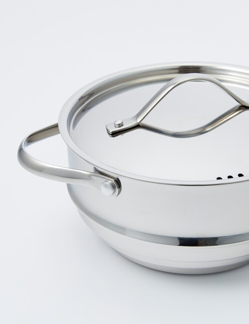 Baccarat iD3 Stainless Steel Universal Steamer, 20cm product photo View 04 L