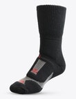 NZ Sock Co. Protective Plus Sock, Black product photo