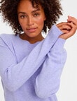 Vero Moda Doffy Long-Sleeve Jumper, Jacaranda product photo View 03 S